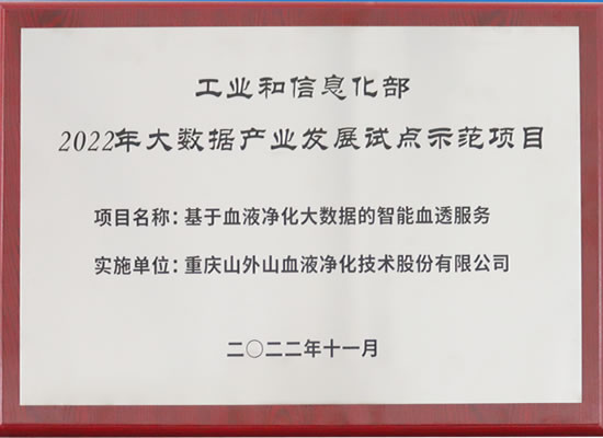 行業(yè)唯一！山外山公司入選“2022年大數(shù)據(jù)產(chǎn)業(yè)發(fā)展試點(diǎn)示范項(xiàng)目”